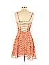 Fire Los Angeles 100% Polyester Orange Casual Dress Size S - photo 2