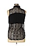 Material Girl 100% Nylon Black Sleeveless Blouse Size XL - photo 2