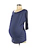 Luxe Essentials for a Pea in the Pod Blue 3/4 Sleeve T-Shirt Size M - photo 1