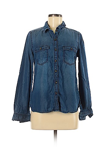 Halogen Long Sleeve Button-Down Shirt (view 1)