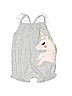 Mud Pie 100% Cotton Graphic Stars Gray Romper Size 6-9 mo - photo 1
