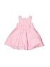 Janie and Jack 100% Cotton Stripes Pink Dress Size 6-12 mo - photo 1
