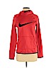 Nike 100% Polyester Red Pullover Hoodie Size XS (petite) - photo 1