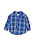 Old Navy 100% Cotton Blue Long Sleeve Button-Down Shirt Size 2T - photo 1