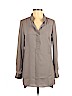 Elaine Turner 100% Polyester Gray Long Sleeve Blouse Size S - photo 1