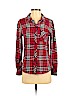 Rails 100% Rayon Red Long Sleeve Button-Down Shirt Size S - photo 1