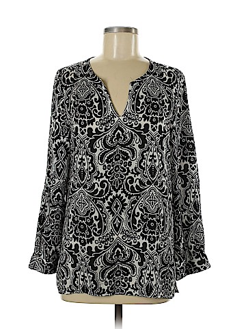Ann Taylor Factory Long Sleeve Blouse (view 1)