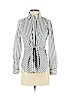 Ann Taylor White Long Sleeve Button-Down Shirt Size 4 (petite) - photo 1