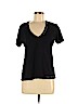 Monrow 100% Cotton Black Short Sleeve T-Shirt Size M - photo 1