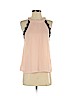 Charlotte Russe 100% Polyester Pink Sleeveless Blouse Size S - photo 1