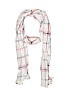 J.Crew Checkered-gingham White Scarf One size - photo 1