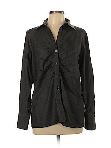 PaperWhite Long Sleeve Button-Down Shirt (view 1)