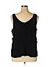 Xhilaration 100% Rayon Black Sleeveless Blouse Size 1X - photo 2
