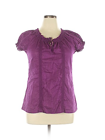 Hang Ten Short Sleeve Blouse (view 1)