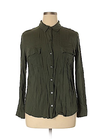 a.n.a. A New Approach Long Sleeve Button-Down Shirt (view 1)