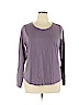 Sonoma Goods for Life Purple Long Sleeve T-Shirt Size XL - photo 1