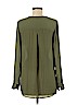 H&M 100% Polyester Green Long Sleeve Blouse Size 4 - photo 2