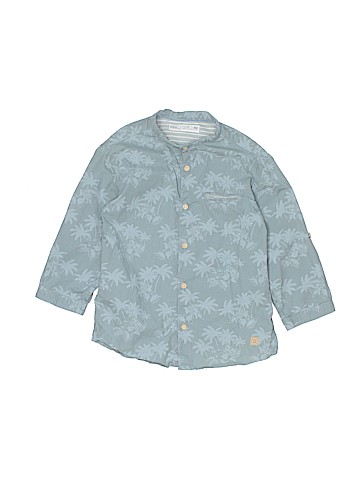 Zara Kids Long Sleeve Button-Down Shirt (view 1)