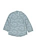 Zara Kids 100% Cotton Blue Long Sleeve Button-Down Shirt Size 7 - photo 2