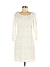 Laundry by Shelli Segal 100% Nylon White Casual Dress Size 8 - photo 1