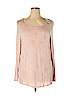 Lane Bryant Outlet Pink Long Sleeve Top Size 14 - 16 Plus - photo 1