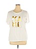 Karl Lagerfeld Paris White Short Sleeve T-Shirt Size XL - photo 1