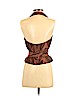 Carmen Marc Valvo Collection Brown Sleeveless Blouse Size 4 - photo 2