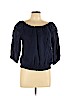 Aerie 100% Cotton Blue 3/4 Sleeve Blouse Size L - photo 1