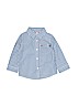Carter's 100% Cotton Blue Long Sleeve Button-Down Shirt 12-18 MO / 18 MO - photo 1