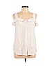 Mossimo Supply Co. 100% Viscose White Sleeveless Blouse Size L - photo 1