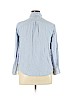 A New Day 100% Rayon Blue Long Sleeve Blouse Size XL - photo 2