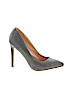 Journee Collection Gray Heels Size 7 1/2 - photo 1