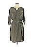 Mossimo 100% Polyester Green Casual Dress Size L - photo 1