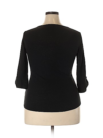 No Boundaries 3/4 Sleeve Henley (view 2)