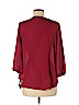 Iz Byer 100% Polyester Red 3/4 Sleeve Blouse Size M - photo 2