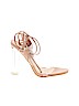 Public Desire Tan Heels Size 5 - photo 1