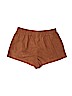 Forever 21 Brown Faux Leather Shorts Size M - photo 2