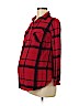 Isabel Maternity 100% Rayon Red Long Sleeve Button-Down Shirt Size XS - photo 1