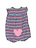 Carter's 100% Cotton Stripes Pink Short Sleeve Outfit 3-6 MO / 6 MO - photo 2