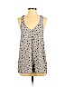 Elaine Turner 100% Polyester Gray Sleeveless Blouse Size S - photo 1