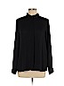 H&M 100% Polyester Black Long Sleeve Blouse Size 14 - photo 1