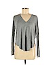 Gap Gray Long Sleeve T-Shirt Size M (petite) - photo 1