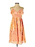 BCBGMAXAZRIA 100% Silk Orange Cocktail Dress Size XS - photo 1