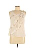 Ann Taylor LOFT Tan Sleeveless Silk Top Size S (petite) - photo 1