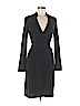 Diane von Furstenberg 100% Rayon Black Casual Dress Size 6 - photo 1
