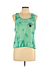 Victoria's Secret Pink 100% Cotton Green Tank Top Size L - photo 1