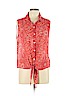 Forever 21 100% Polyester Red Sleeveless Blouse Size L - photo 1