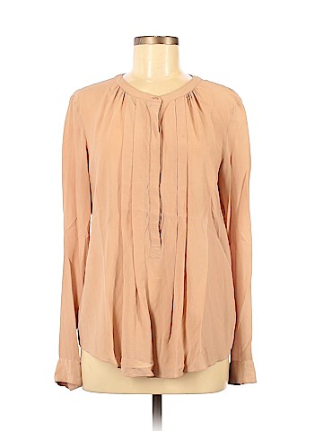 Rebecca Taylor Long Sleeve Silk Top (view 1)