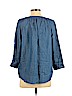 Elaine Turner 100% Tencel Blue 3/4 Sleeve Top Size XS - photo 2