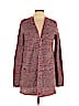 Pink Rose 100% Acrylic Burgundy Cardigan Size L - photo 1